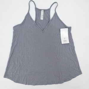 New Athleta Shirt Womens Small Gray Nighttime Bliss Sleep Cami Tank Top Soft